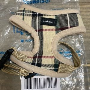 Puppy or car harness plaid XS
